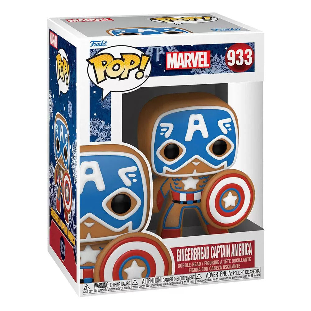 MARVEL - Gingerbread Captain America #933 - Funko POP!