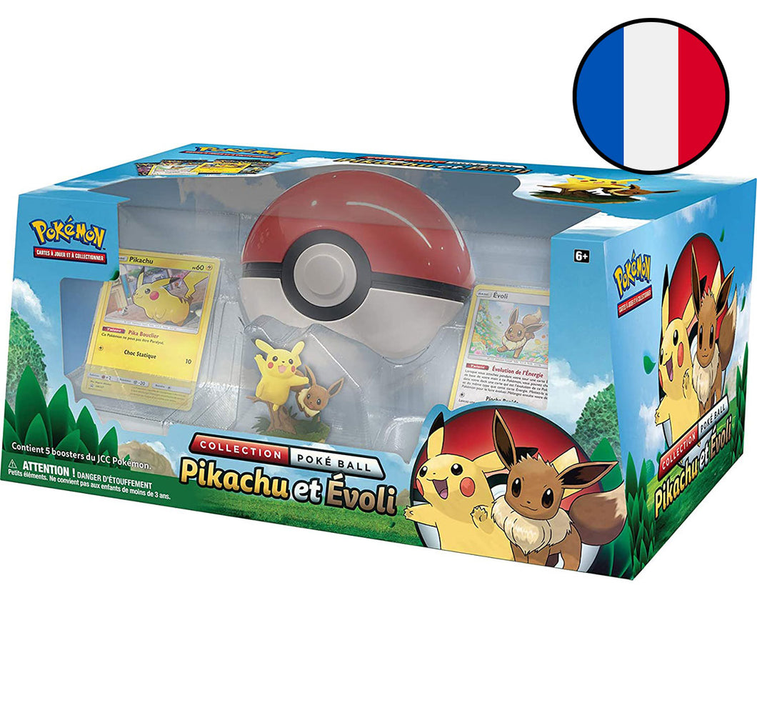 Coffret Pokéball Pikachu & Evoli